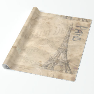 Papier voor overvulling met Afbeelding van Parijs,