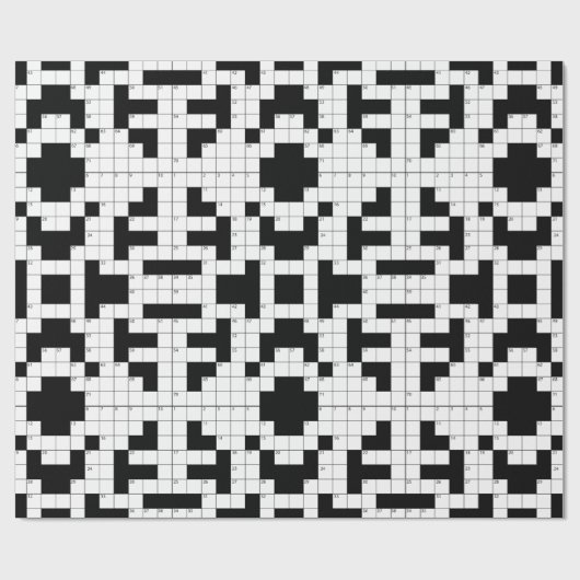 Papier voor overvulling met kruiswoordpuzzels (Vlak)