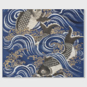 Papier voor overvulling van Japanse stijl met karp (Vlak)