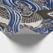 Papier voor overvulling van Japanse stijl met karp (Hoek)