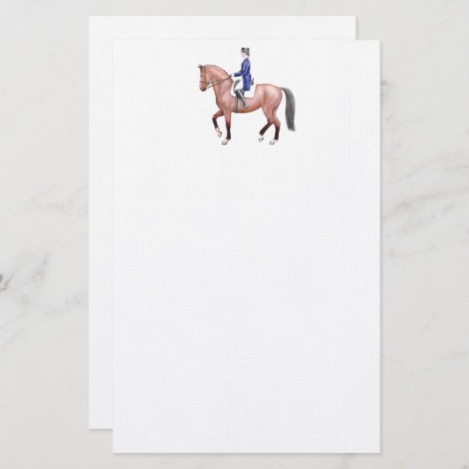 Papier voor paardserij (Voorkant / Achterkant)