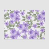 Papier voor paars bloemweefsel (Voorkant)