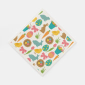 Papier voor paastheepatroon servet (Hoek)