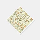 Papier voor paddenstoelen servetten (Hoek)