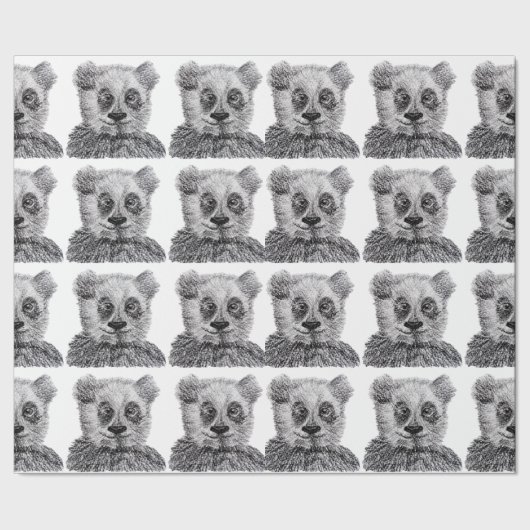 Papier voor panda-tekenmatte, 30 x 6 ft (Zoom)