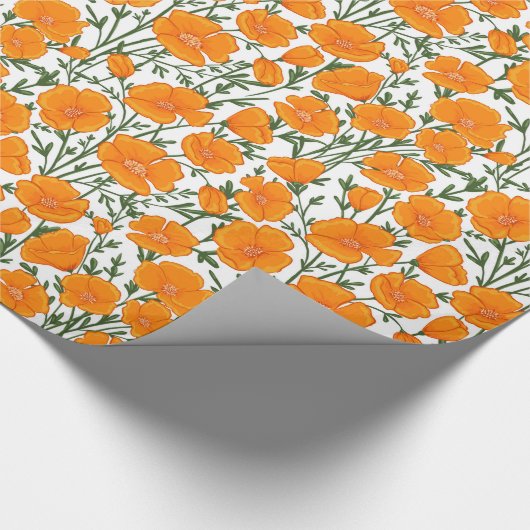 Papier voor papavervulling van Californië (Hoek)