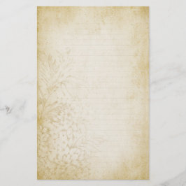 Papier voor papier met aderige Floral