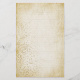 Papier voor papier met aderige Floral