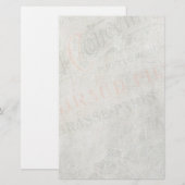 Papier voor  papier — Parisiaans reclameinkend (Voorkant / Achterkant)