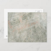 Papier voor  papier — Parisiaans reclameinkend Briefkaart (Voorkant / Achterkant)