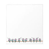 Papier voor paranoïde Hummingbird Notitieblok (Voorkant)