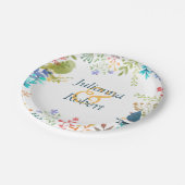 Papier voor pasta's borden papieren bordje (Gekanteld)