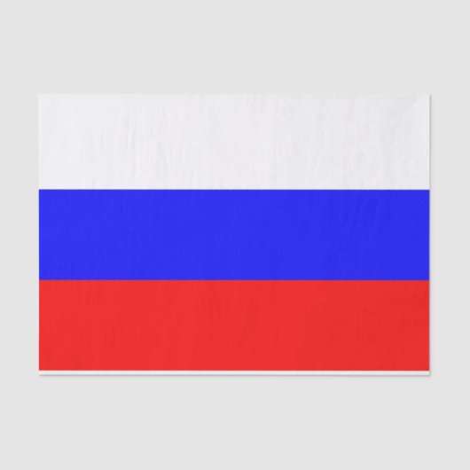 Papier voor patriottisch weefsel met Russische vla (Voorkant)