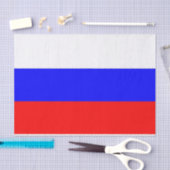 Papier voor patriottisch weefsel met Russische vla (Craft)