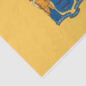 Papier voor patriottisch weefsel met vlag New Jers (Detail)