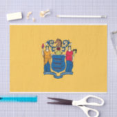 Papier voor patriottisch weefsel met vlag New Jers (Craft)