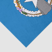 Papier voor patriottisch weefsel met vlag Noordeli (Detail)