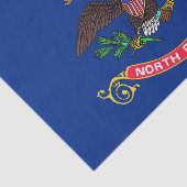 Papier voor patriottisch weefsel met vlag North Da (Detail)
