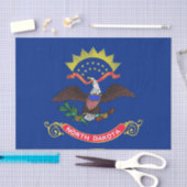 Papier voor patriottisch weefsel met vlag North Da (Craft)