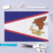 Papier voor patriottisch weefsel met vlag van Amer (Craft)