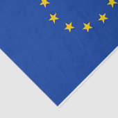 Papier voor patriottisch weefsel met vlag van de E (Detail)