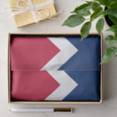 Papier voor patriottisch weefsel met vlag van Denv (Geschenk)