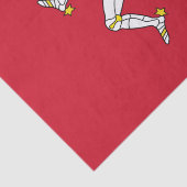 Papier voor patriottisch weefsel met vlag van het  (Detail)