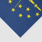 Papier voor patriottisch weefsel met vlag van Indi (Detail)
