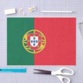 Papier voor patriottisch weefsel met vlag van Port (Craft)