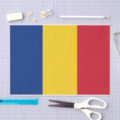 Papier voor patriottisch weefsel met vlag van Roem (Craft)