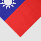 Papier voor patriottisch weefsel met vlag van Taiw (Detail)