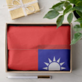 Papier voor patriottisch weefsel met vlag van Taiw (Geschenk)