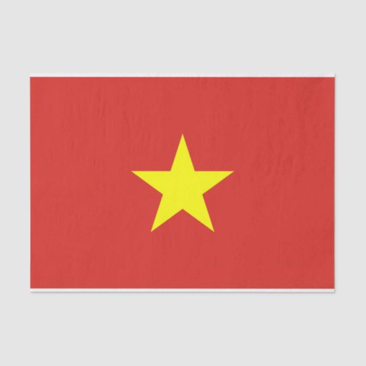 Papier voor patriottisch weefsel met vlag van Viet (Voorkant)