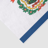 Papier voor patriottisch weefsel met vlag van West (Detail)