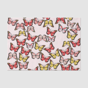 Papier voor persoonlijk Butterfly-weefsel