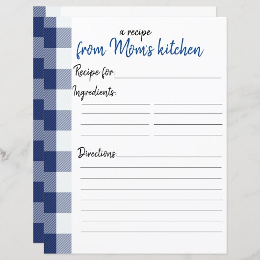 Papier voor persoonlijk gebruik (Voorkant / Achterkant)