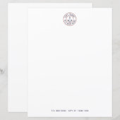 Papier voor persoonlijk Logo op basis van nimestis (Voorkant / Achterkant)