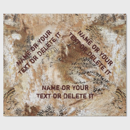 Papier voor persoonlijke Man-grot (Vlak)