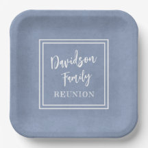Papier voor persoonlijke naam: Event Dusty Blue Pa