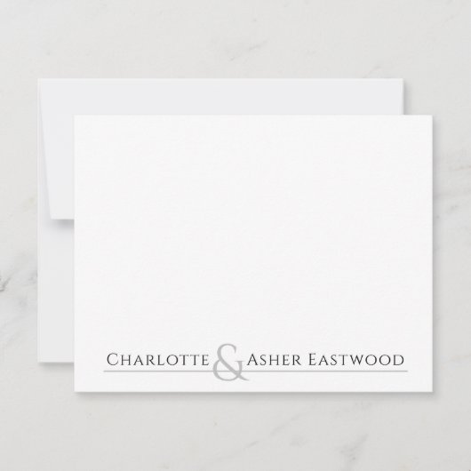 Papier voor persoonlijke paren notitiekaartje (Voorkant)