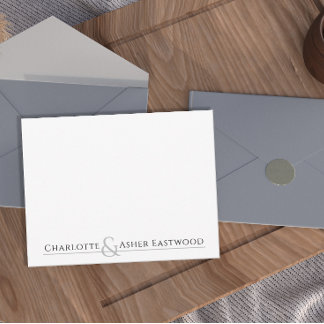 Papier voor persoonlijke paren notitiekaartje