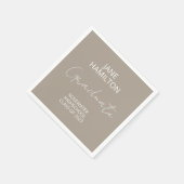 Papier voor persoonlijke scriptgradatie servet (Hoek)