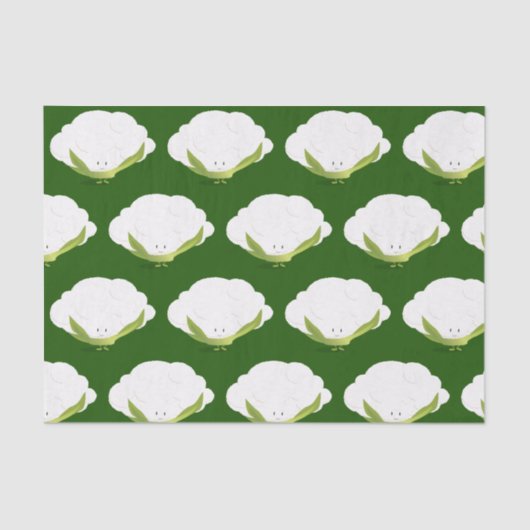 Papier voor plaveisel-wasgoed met bloemkool (Voorkant)