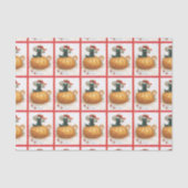 Papier voor pompoenen en katten, zwart (Voorkant)