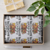 Papier voor pompoenen van halloween (Geschenk)