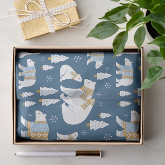 Papier voor poolBeren (Geschenk)