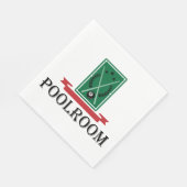 Papier voor poolkamer Napkins Servet (Hoek)