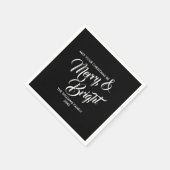 Papier voor prettige feestdagen, nkin servet (Hoek)