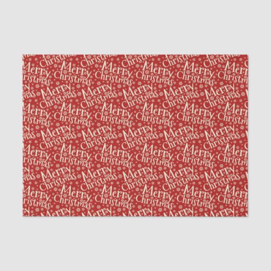 Papier voor prettige kersttypografie (Voorkant)