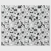 Papier voor puppy Pattern-overvulling (Vlak)
